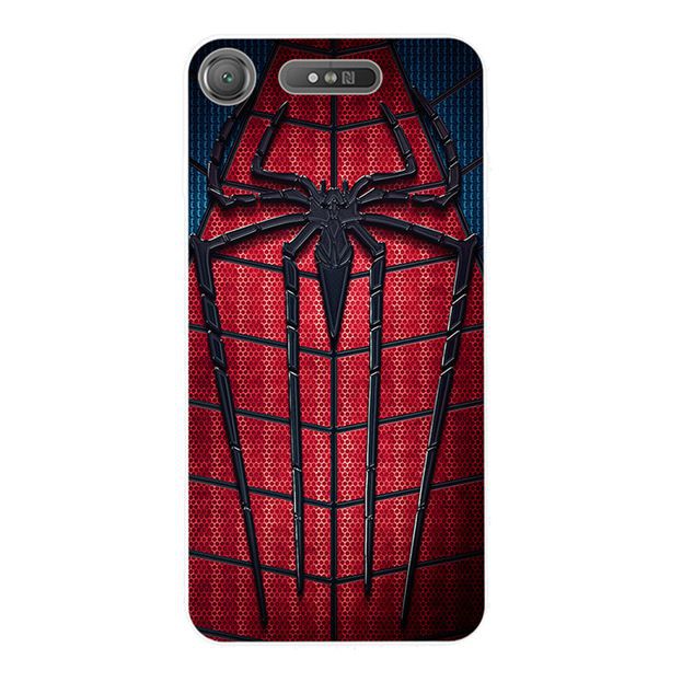 Ốp Điện Thoại Phong Cách Hình Spiderman Cho Sony C3 XZ XZ1 XZ2 XZ3 XZ4 Z3 M4 Z5