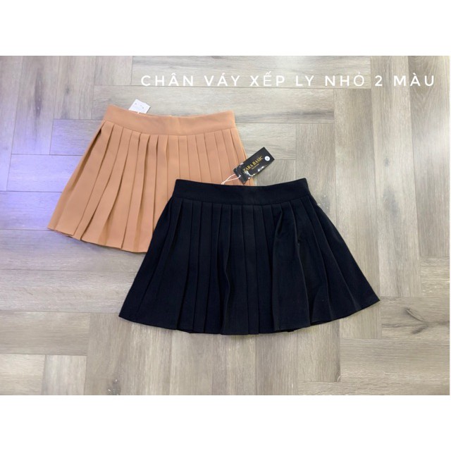 BÁN SỈ CHÂN VÁY XẾP LY NHỎ 2 MÀU CHO NỮ | BigBuy360 - bigbuy360.vn