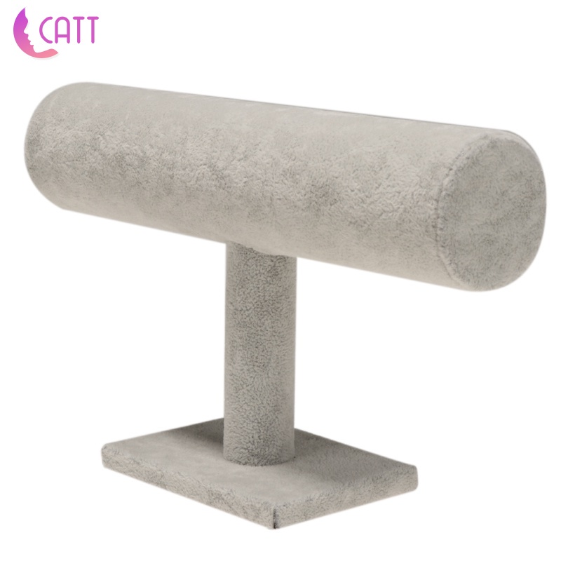 Giá Đỡ Chữ T Màu Hồng Dùng Trưng Bày Trang Sức / Đồng Hồ / Vòng Tay 1