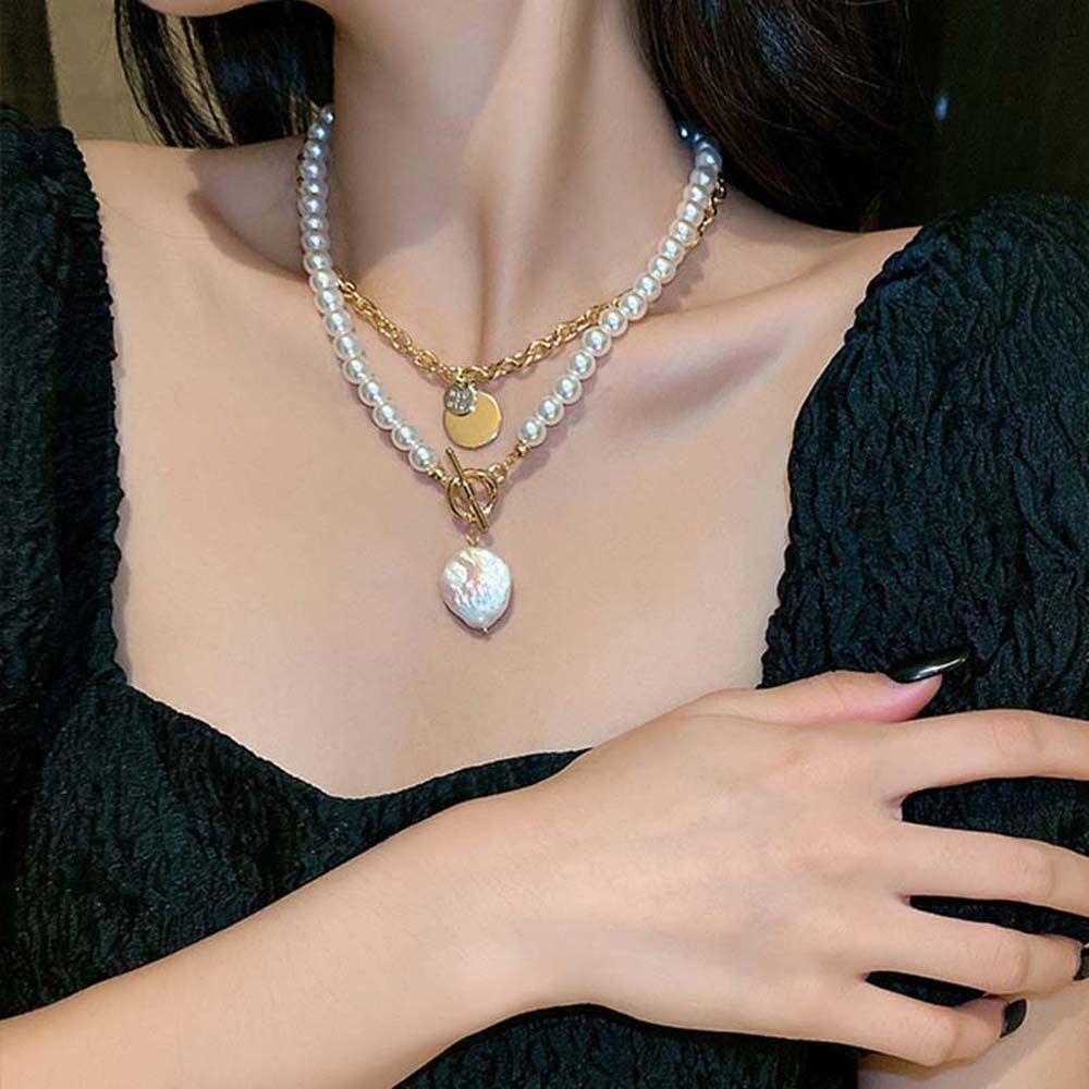 ANEMONE Vòng cổ Choker Hai Lớp Thời Trang Dành Cho Nữ