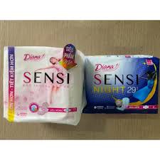 Băng vệ sinh Diana Sensi siêu mỏng 8 miếng TẶNG BVS SENSI NIGHT 29CM