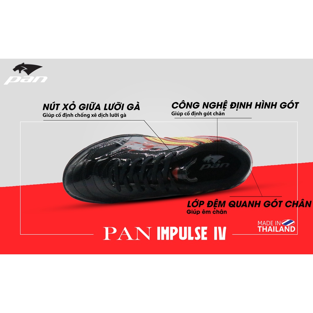 Giày Đá Banh Pan Thái Lan Đế Đinh Impulse Graffity 2 TF