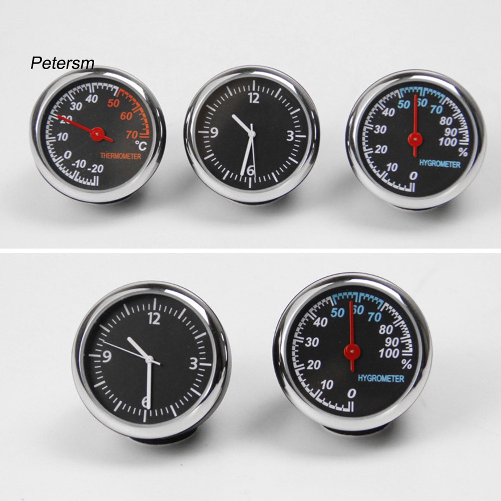 Đồng hồ điện tử kiêm nhiệt kế thiết kế tiện dụng cho xe hơi