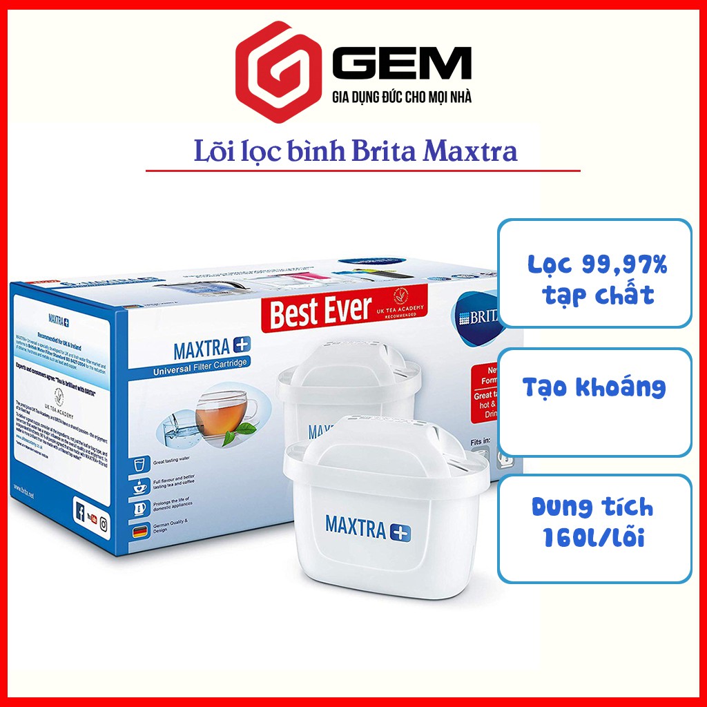 Lõi lọc bình Brita Maxtra Plus Filter Cartridge (6 lõi)