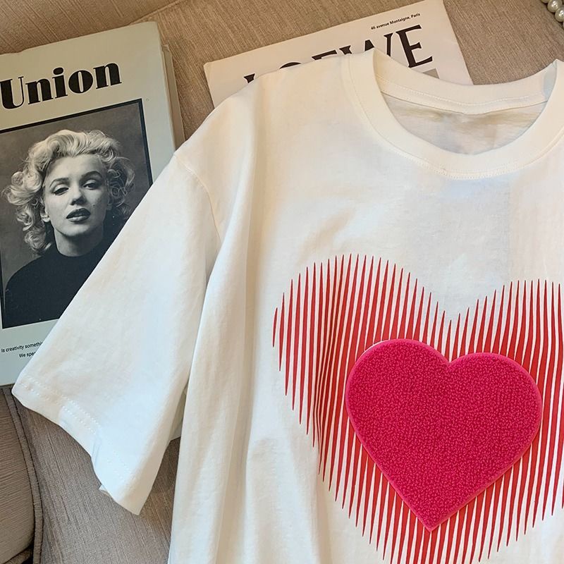 Mới Áo Thun Ngắn Tay In Hình Cá Tính Thời Trang Dành Cho Nữ