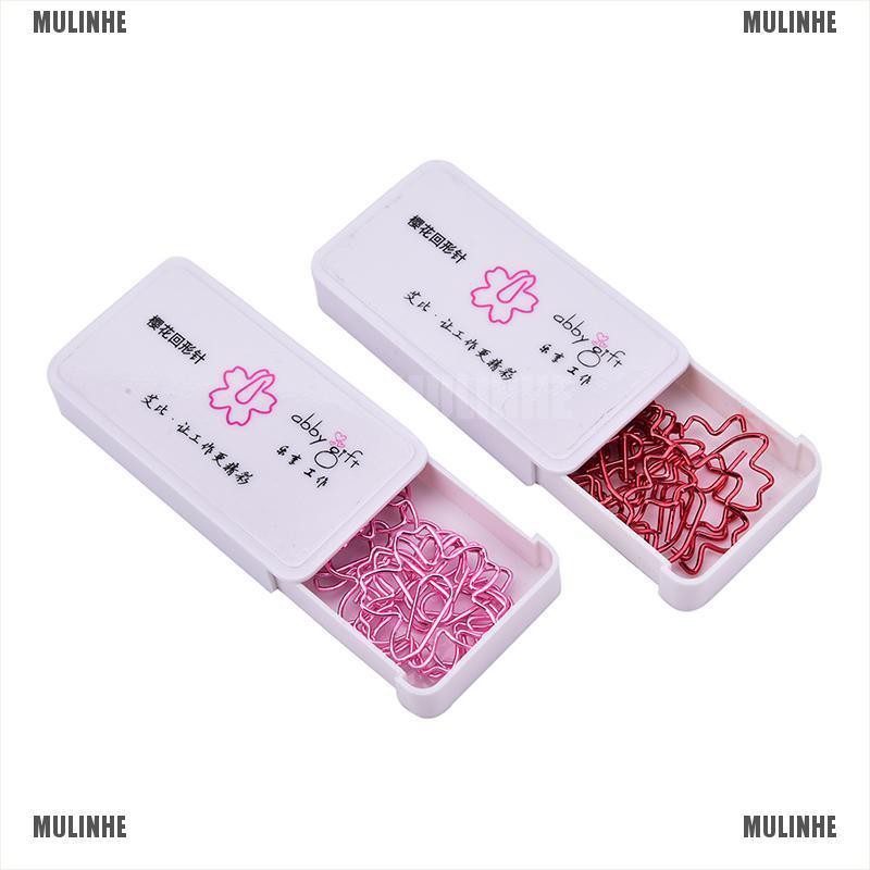 Set 2 Kẹp Giấy Hình Hoa Anh Đào Xinh Xắn