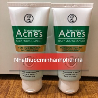 Bùn non rửa mặt dưỡng sáng Acnes Baby Mud Cleanser 100g