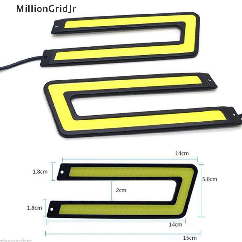 1 Đèn LED COB 12V Hình Chữ U Phá Sương Mù Cho Oto