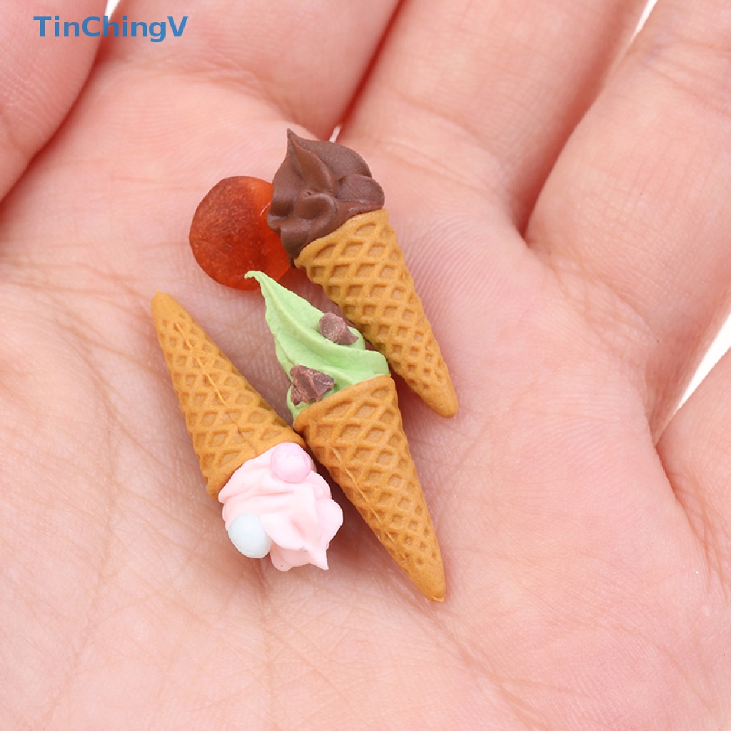 [TinChingV] Đồ Chơi Búp Bê Hình Kem Ốc Quế Tỉ Lệ 1: 12
