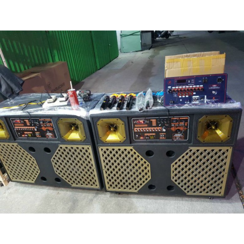 Vỏ Thùng Loa Kéo 4 Tấc Đôi Ván MDF Chống Ẩm Theo Yêu Cầu