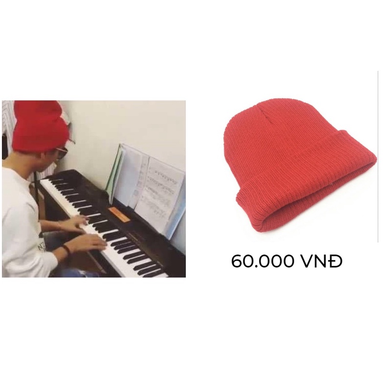 Nón Len đỏ Hàn Quốc Sơn Tùng MTP, Jimin