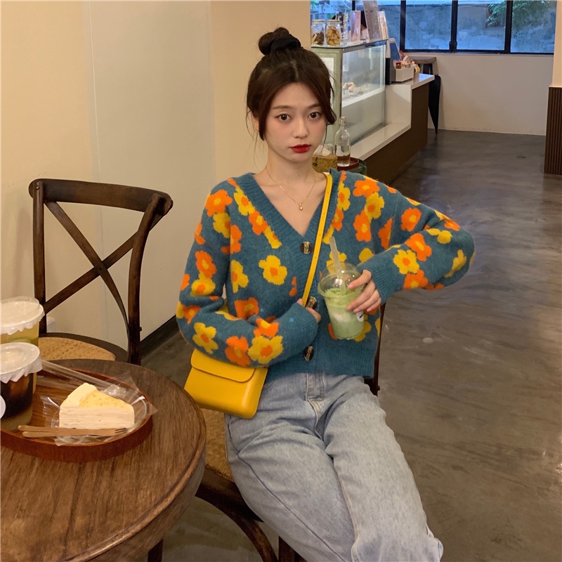 Set áo len hai dây và áo khoác ngoài Cardigan mẫu mới 2021 cực xinh🐣