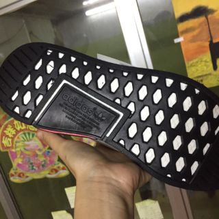 Giày NMD R2 Primeknit White Black