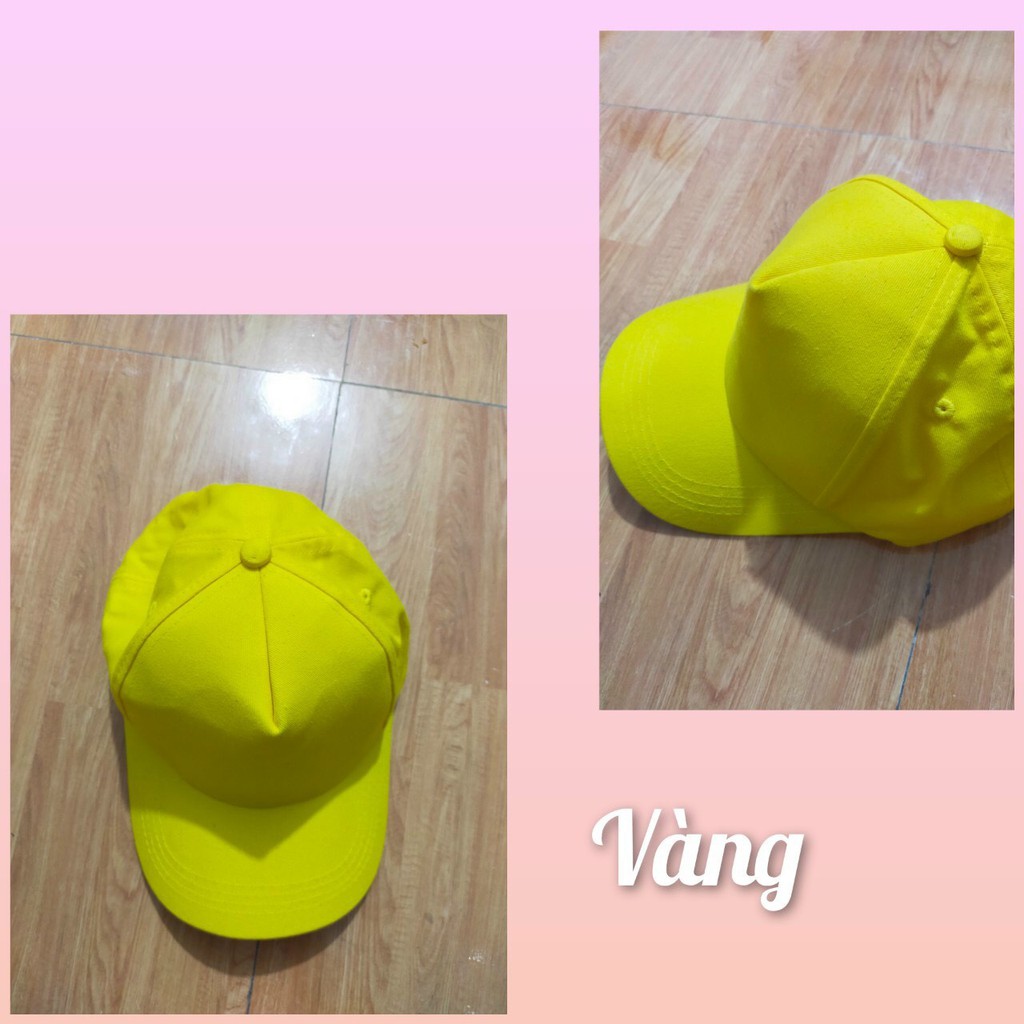 NÓN LƯỠI TRAI TRƠN 1 LỚP GIÁ RẺ nhiều màu - MŨ SỰ KIỆN - MŨ QUÀ TẶNG - MŨ DU LỊCH