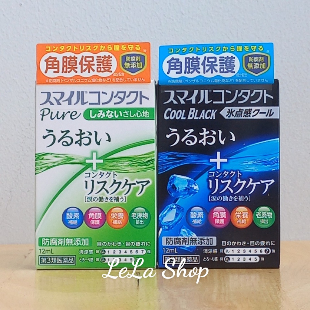 Nước Nhỏ Mắt Nội Địa Nhật Lion Smile Contact Dành Cho Bạn Đeo Lens