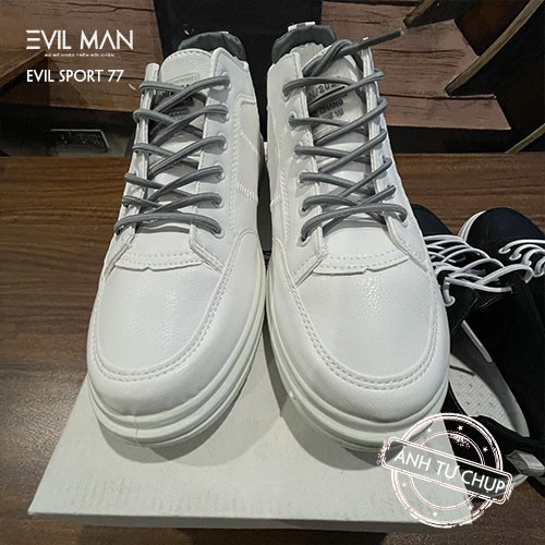 Giày thể thao, Giày sneaker nam EVIL SPORT 77 2 màu Trắng và Đen