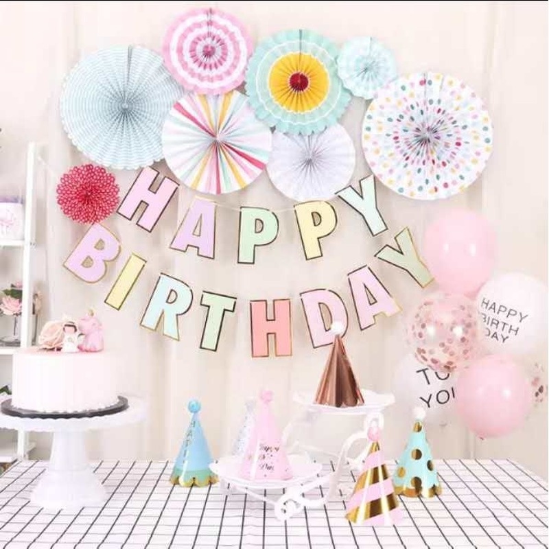 Dây Treo Trang Trí 3M Chữ Happy Birthday