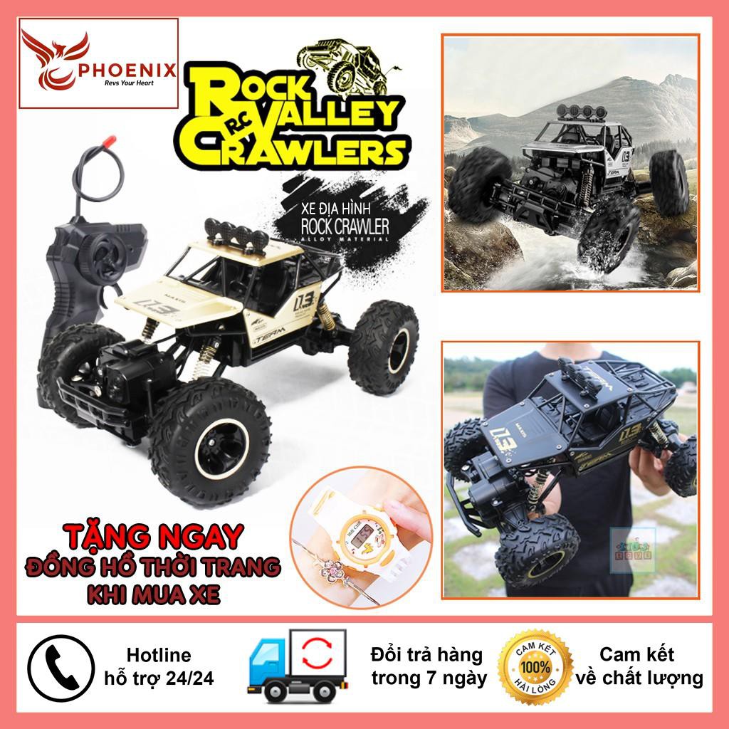 Xe Điều Khiển Từ Xa Rock Crawler 2 Cầu, Độ Bên Cao, Chống Va Đạp, Không Rò Rỉ.