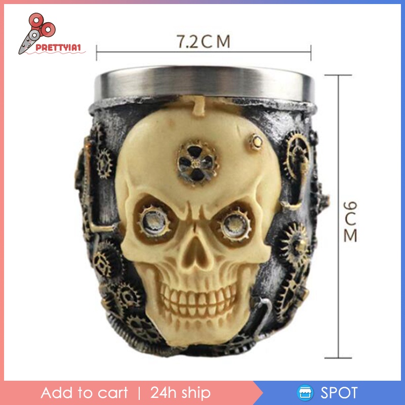 Cốc Đựng Xà Phòng Hình Đầu Lâu Prettyia1 Chịu Được Sức Nặng Cho Nam