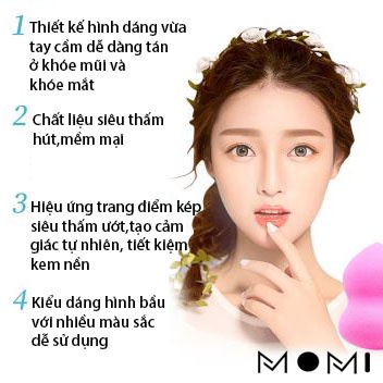 Mút Tán Nền Trang Điểm Da Maycreate Hàng Nội Địa Trung | BigBuy360 - bigbuy360.vn