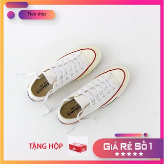 Giày cv thể thao trắng thấp cổ nam nữ, giày cv xinh xinh vietmax86