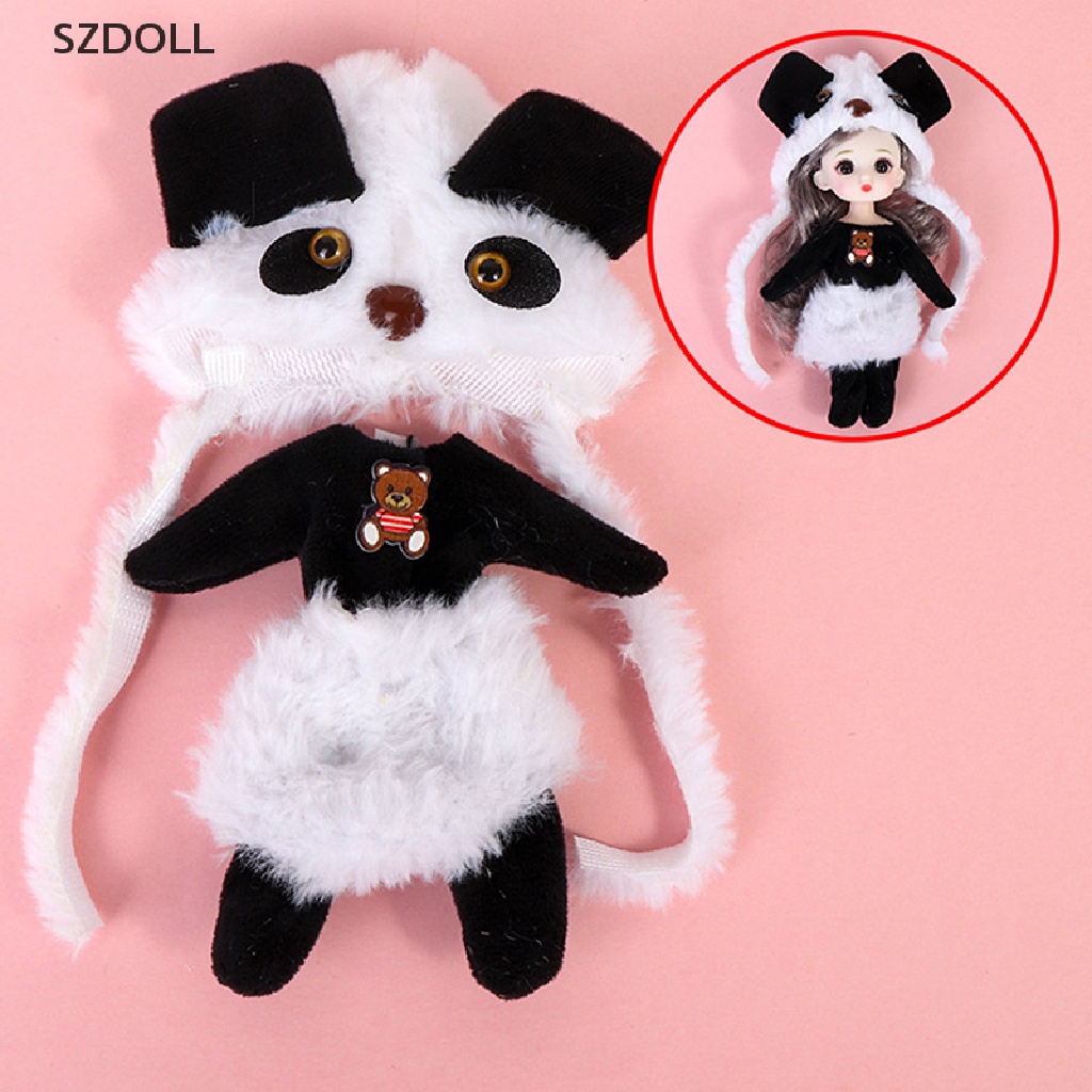 Set Đầm Đồ Chơi Búp Bê 16cm Dễ Thương Cho Bé Gái