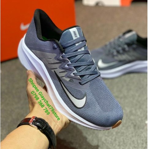 Giày Nike Running Quest 3 2020 Xám Men's [Chính Hãng - FullBox] Giaychat79store