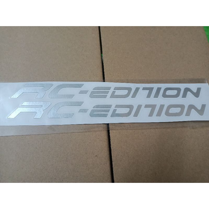Bộ tem dán phuộc RC màu bạc new