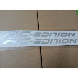 Bộ tem dán phuộc RC màu bạc new