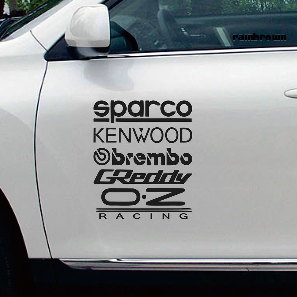 Miếng Dán Chữ Chống Thấm Nước Trang Trí Cửa Xe Hơi