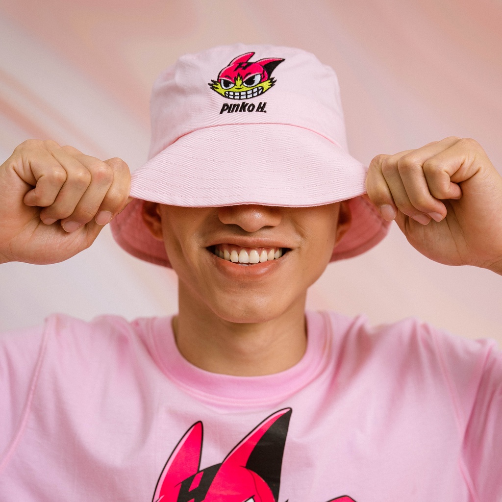 Mũ Bucket Pinko H. nam nữ chất liệu cotton by Đoàn Văn Hậu DVH HOUSE