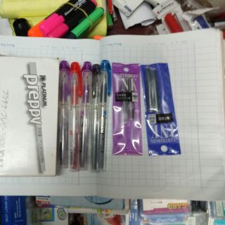 Combo ba chiếc bút máy Nhật Preppy cộng túi mực