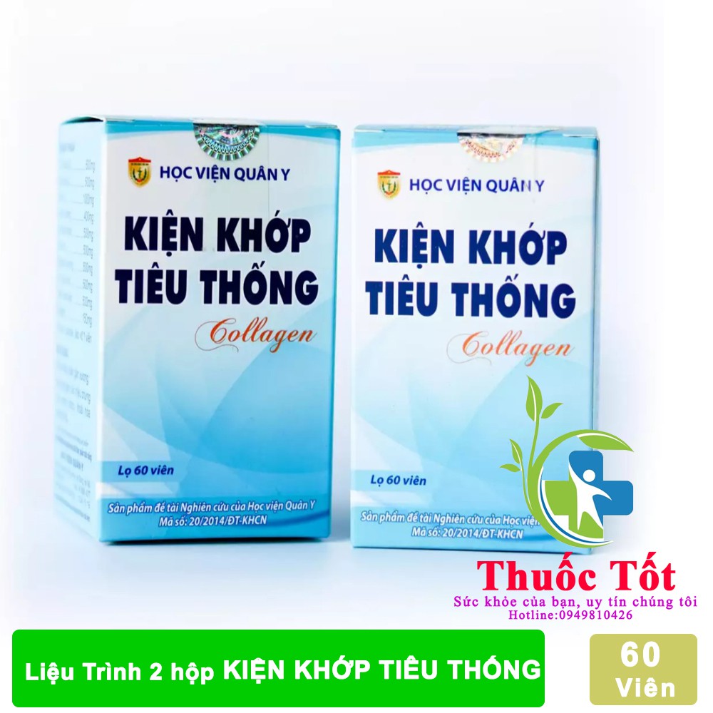 [Chính Hãng] Liệu Trình 2 Hộp Kiện khớp tiêu thống Collagen /Học viện Quân Y