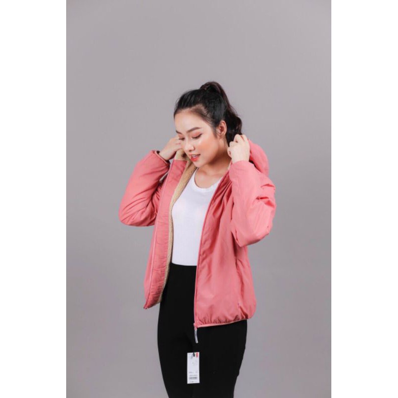 Áo khoác gió lót lông cừu nữ 2021