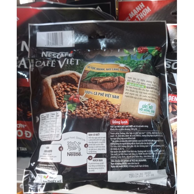 Cà Phê Đen Đá NesCafé Việt Bịch 592g (37 gói x 16g) | BigBuy360 - bigbuy360.vn