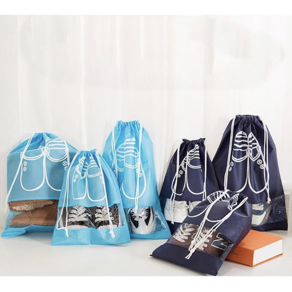Túi đựng giày vải dù dây rút cao cấp