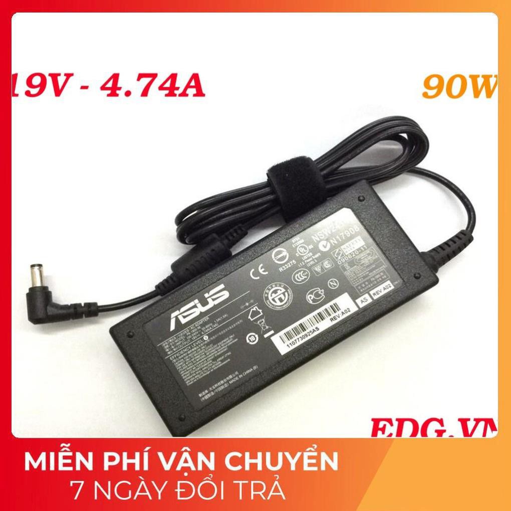 Sạc Laptop Asus X44h , K43e , K42 , K53e , X401A kích thước chân sạc thường to 5.5mm*2.5mm
