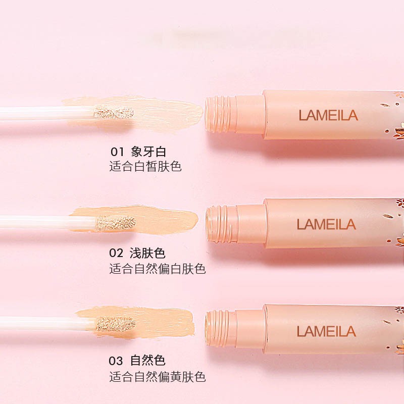 (Sỉ) Kem Che Khuyết Điểm Mịn Lì Tiệp Mọi Tông Da Kiểm Soát Dầu Hoa Sen Lameila Concealer The Saem Cover Perfection K18