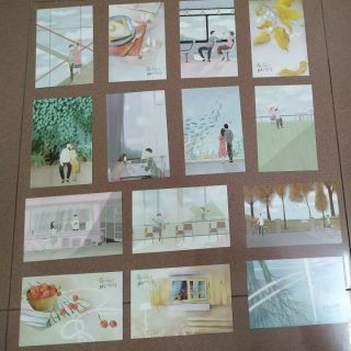 Postcard chữ ký tác giả