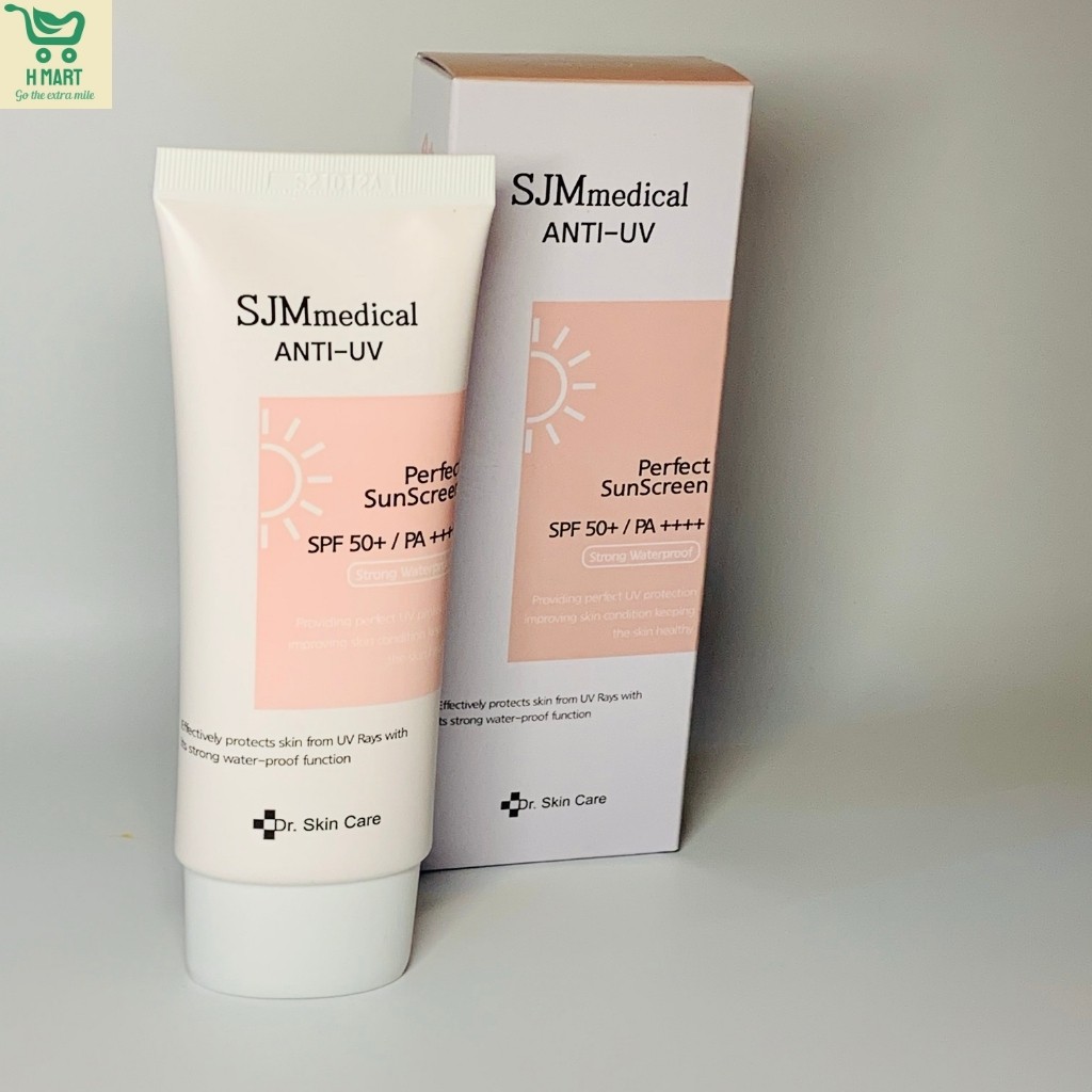 Kem chống nắng SJM medical ANTI -UV Dr.Skincare 60g, phù hợp mọi loại da, nâng tone trắng hồng