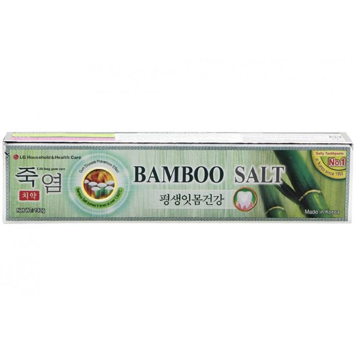 Kem đánh răng Bambo Salt Hàn Quốc Chăm sóc nướu bảo vệ răng từ gốc ( Muối tre ) 140g