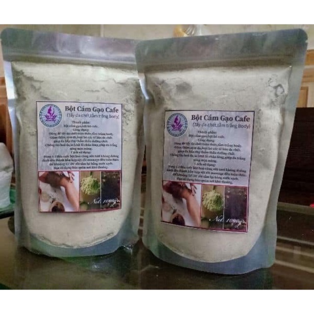 Bột cám gạo cafe handmade