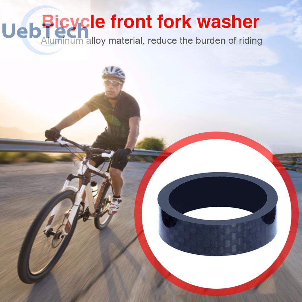 Vòng Đệm Phuộc Trước Bằng Sợi Carbon 28.6mm Cho Xe Đạp Uebtech RISK