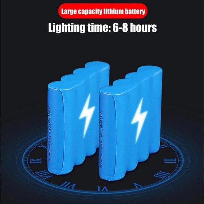 [ Loại Bóng To, Tặng Cáp Sạc ] Bóng đèn LED tích điện công suất 50-100W 6-8H sáng liên tục | BigBuy360 - bigbuy360.vn