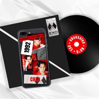 Sticker EXO decor case điện thoại
