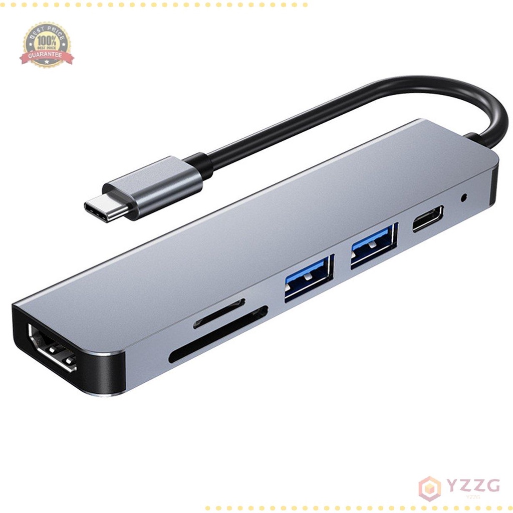 Bộ chia cổng type C 4K USB 2.0/3.0 HDMI cho Apple Macbook