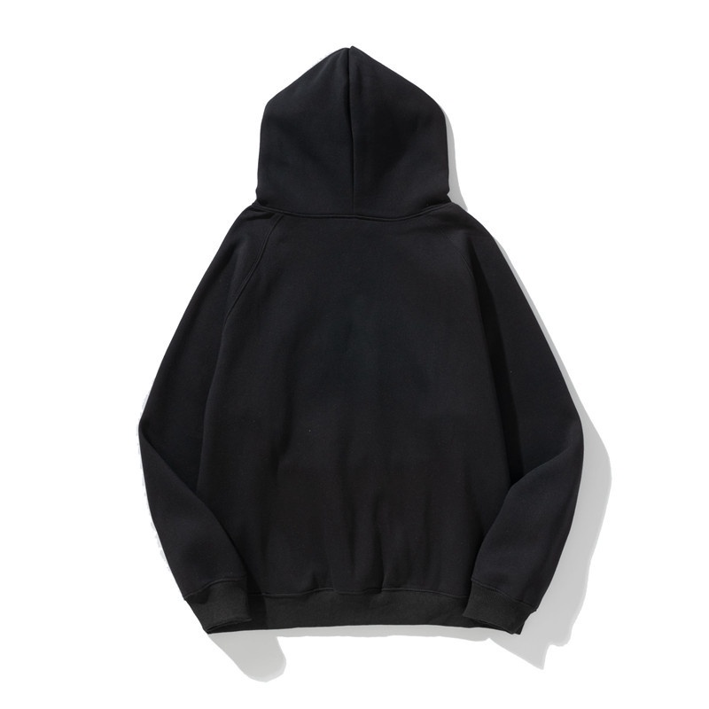 Áo Khoác Hoodie Vải Cotton In Họa Tiết Flocked Thời Trang Unisex 1977