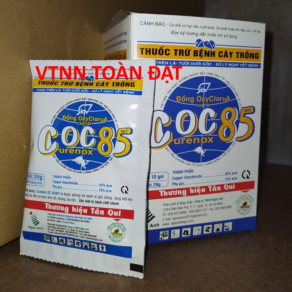 Thuốc Trừ Bệnh Coc85 WP (Gói 20g), thuốc coc 85 Bảo vệ cây trồng