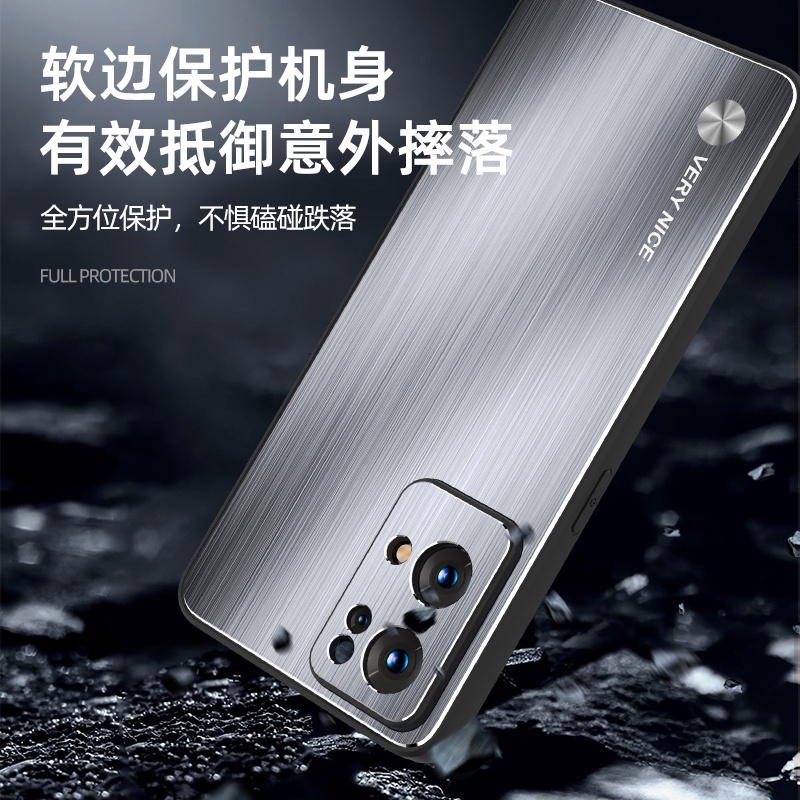 Ốp Điện Thoại TPU + PC Hợp Kim Nhôm Chống Sốc Cho Oppo Reno 7 Pro 5G Reno 7 Pro 5G