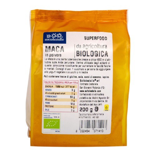 Bột Maca hữu cơ 200g Sottolestelle